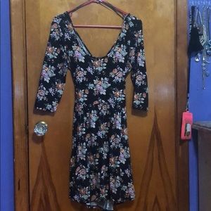 slim floral dress (forever 21)